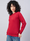 FEMEA Women Solid Pullover Sweatshirt