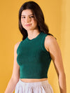 FEMEA Solid Cotton Crop Top