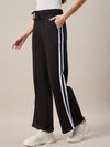 FEMEA Side Stripe Wide Leg Track Pants