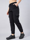 FEMEA Women Cotton Fleece Cargo Joggers