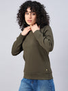 FEMEA Women Solid Pullover Sweatshirt