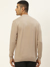 Men Round Neck Solid Pullover