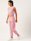 Femea Women Pink Print Detailed Co-Ords