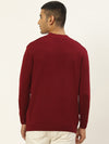 RVK Men Round Neck Solid Pullover