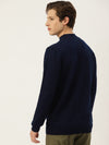 RVK Men Round Neck Solid Pullover