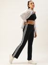 Femea Women Slim Fit Flared Track Pants With Side Taping Detail