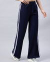 FEMEA Side Stripe Wide Leg Track Pants