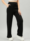 Femea Mid Rise Flared Fit Track Pants