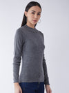 RVK Women Solid Acrylic Pullover Sweater