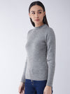 RVK Women Solid Acrylic Pullover Sweater