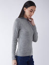 RVK Women Solid Acrylic Pullover Sweater