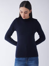 RVK Women Solid Acrylic Pullover Sweater