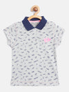 FEMEA Girls Polo Collar T-shirt