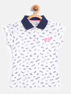 FEMEA Girls Polo Collar T-shirt