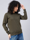 FEMEA Women Solid Pullover Sweatshirt