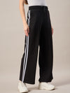 FEMEA Side Stripe Wide Leg Track Pants