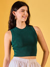 FEMEA Solid Cotton Crop Top