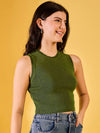 FEMEA Solid Cotton Crop Top