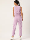 Femea Women Pink Print Detailed Co-Ords