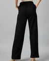 FEMEA Women Mid Rise Flared Parallel Trousers