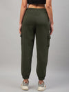 FEMEA Women Cotton Fleece Cargo Joggers