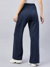 FEMEA Women Solid Wide Leg Track Pants