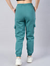 FEMEA Women Cotton Fleece Cargo Joggers