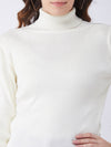 RVK Women Ribbed Acrylic Pullover Sweater