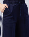 FEMEA Side Stripe Wide Leg Track Pants