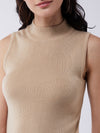 RVK Women Acrylic Ribbed Pullover