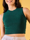 FEMEA Solid Cotton Crop Top