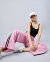 FEMEA Side Stripe Wide Leg Track Pants