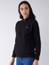 FEMEA Women Fleece Solid Sweatshirt