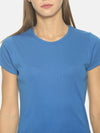 FEMEA Women Solid Round Neck T-shirt