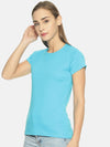 FEMEA Women Solid Round Neck T-shirt