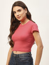 FEMEA Women Solid Crop Top