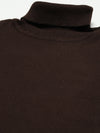 Men High Neck Solid Pullover