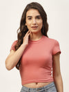 FEMEA Women Solid Crop Top