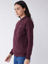 FEMEA Women Fleece Solid Sweatshirt