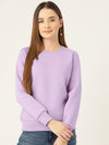 FEMEA Women Solid Pullover Sweatshirt