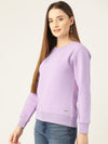 FEMEA Women Solid Pullover Sweatshirt