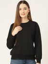 FEMEA Women Solid Pullover Sweatshirt