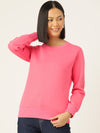 FEMEA Women Solid Pullover Sweatshirt