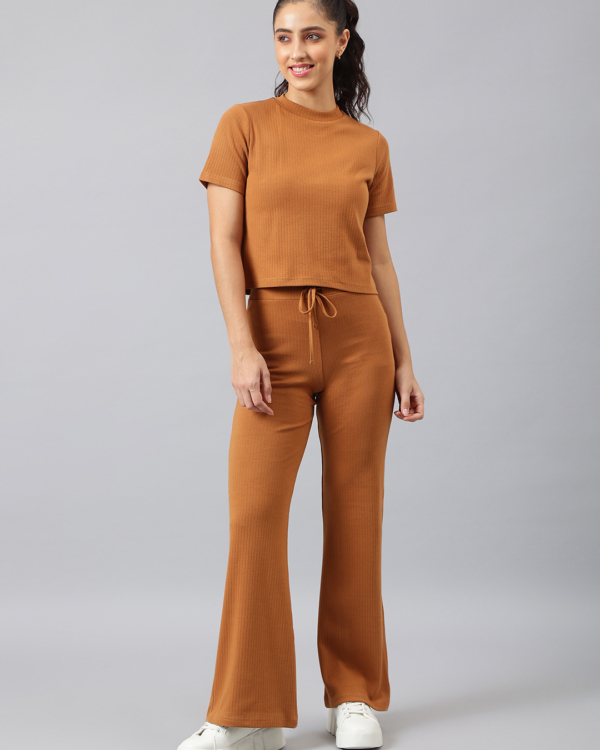 "Elevate your style with our trendy women's co-ord set. Fashionable, comfortable, and effortlessly chic. Available in a variety of colors find it Shop now!"